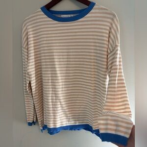 Staccato L Striped Delicate Crewneck